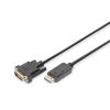 Digitus DisplayPort připojovací kabel, DP/M- DVI (24+1)/M 2.0m