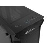 Počítačová skříň Genesis IRID 505 V2/Midi Tower/Transpar./Černá