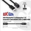 Club3D Prodlužovací kabel Mini DisplayPort 1.4 na DisplayPort 8K 60Hz DSC 1.2 HBR3 HDR Bidirectional (F/M), 1m