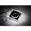 Podhledové bodové svítidlo BRG71020 nevýklopné - GU10 - čtverec + svítící LED pásek 3W studená bílá