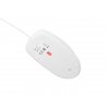 Natec optická myš RUFF 2/1 000 DPI/Kancelářská/Optická/Drátová USB/Bílá