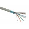 Kabel Solarix FTP Cat6 drát 500m PVC