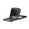 Aten 1U Ultra Short Depth Single Rail WideScreen LCD Console (USB / VGA)