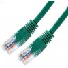 XtendLan patch kabel Cat5E, UTP - 0,25m, zelený (prodej po 10 ks)