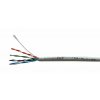 UTP kabel LYNX REELEX AIR, Cat5E, drát, PVC, Eca, šedý, 305m