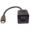 PREMIUMCORD Adaptér HDMI M - 2x F (rozdvojka, 1.3)