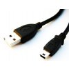 GEMBIRD Kabel USB A-MINI 5PM 2.0 1,8m HQ Black, zlacené kontakty