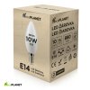 LED žárovka - ecoPLANET - E14 - 10W - svíčka - 880Lm - studená bílá