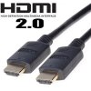PremiumCord HDMI 2.0 High Speed + Ethernet kabel, zlacené konektory, 2m