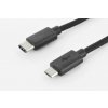 Digitus Připojovací kabel USB typu C, typ C na micro B M/M, 1,8 m, 3A, 480 MB, verze 2.0, bl