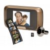 Digitální dveřní kukátko s kamerou ORNO OR-WIZ-1101, 3,2" LCD, zlaté