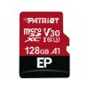 Patriot V30 A1/micro SDXC/128GB/100MBps/UHS-I U3 / Class 10/+ Adaptér