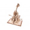 Hračka Robotime dřevěné mechanické puzzle Kouzelné violoncello (elektrický pohon)