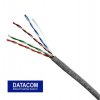 DATACOM UTP flex, Cat.5e PVC,šedý, 100m, lanko