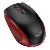 GENIUS myš NX-8006S Wireless, 1600dpi, USB black-red, tichá