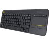 Logitech K400 plus/Bezdrátová USB/US-Layout/Černá