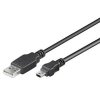 PremiumCord Kabel mini USB, A-B, 5pinů, 0,5m