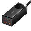 Baseus GaN3 Pro rychlonabíjecí stolní adaptér 2x USB-C + 2x USB-A + AC 100W 1.5m kabel černá