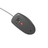 Natec optická myš RUFF Plus 1200 DPI/Kancelářská/Optická/1 200 DPI/Drátová USB/Černá