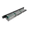 19'' patch panel Solarix 24 x RJ45 CAT5E STP 1U SX24-5E-STP-BK-N