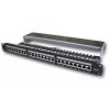 DATACOM Patch panel 19" STP 24 port CAT6A LSA 1U BK (3x8p) / VL