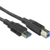 PremiumCord Kabel USB 3.0 Super-speed 5Gbps A-B, 9pin, 0,5m