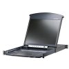 Aten 8-port Cat.5 KVM,dual rail rack, 19'' LCD, IP