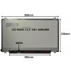 LCD PANEL 17,3'' HD+ 1600x900 30PIN MATNÝ / ÚCHYTY NAHOŘE A DOLE
