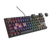 Genesis tichá herní klávesnice THOR 303/TKL/RGB/Outemu Peach/Drátová USB/CZ-SK layout/Černá
