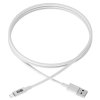 Kabel USB-A 2.0 / Lightning Synchronizace/Nabíjení, MFi Certified, Samec/Samec, bílá, 1.83m
