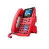 Fanvil X5U-R SIP červený tel., 3,5''bar.disp.+ 2,4'' disp., 16SIP, 4link.tl., 30DSS tl., BT, dual Gbit