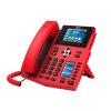 Fanvil X5U-R SIP červený tel., 3,5''bar.disp.+ 2,4'' disp., 16SIP, 4link.tl., 30DSS tl., BT, dual Gbit