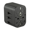 Adaptér Jupio Travel Adapter 2x USB-A 1x USB-C 15.5W uviverzální cestovní