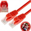 UTP Patch Kabel Neku 2x RJ45 CAT6 0,5m, červený