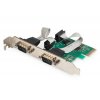 Digitus Adaptér PCI Express x1 2xseriový port, +low profile čipová sada: ASIX99100