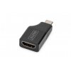 DIGITUS Adaptér USB-Type-C, USB-C na HDMI typu A, 4K@ 30HZ 4K@ 30Hz, hliník - pouzdro, černá