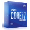 INTEL cpu CORE i7-10700KF socket1200 Comet Lake BOX 125W 10.generace (bez chladiče, 3.8GHz turbo 5.1GHz, 8x jádro, 16x vlákno, 16MB cache, pro DDR4 do 2933, bez grafiky), virtualizace