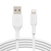 BELKIN kabel USB-A - Lightning, 2m, bílý