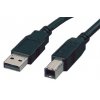 Kabel Roline USB 2.0 A-B 3m, černý