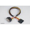 Prodlužovací napájecí SATA 15pin kabel - 30 cm