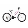 Horské jízdní kolo Capriolo DIAVOLO DX 400 FS 24"/18HT white-pink 13"