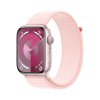 Apple Watch Series 9 GPS 45mm Pink Aluminium Case with Light Pink Sport Loop