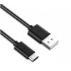 PremiumCord Kabel USB 3.1 C/M - USB 2.0 A/M, rychlé nabíjení proudem 3A, 1m, černá