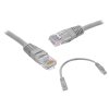 UTP Patch Kabel Lexton RJ45 CAT5E 0,25m 8P8C 1:1 Šedá