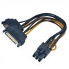 Kabel Akasa 2xSATA -> 6pin PCIe 0,15m