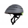 ACER Foldable Helmet (skládací helma), šedá se zeleným reflexním pruhem vzadu, velikost M (56-59 cm), 340 gr