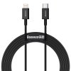 Baseus Datový kabel Superior Series USB-C/Lightning 20W 2m černý