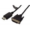 Kabel Roline propojovací DisplayPort DP(M) - DVI(M), 2m