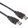 PremiumCord Kabel USB 3.0 Super-speed 5Gbps A-A, 9pin, 2m