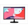 SAMSUNG LCD 24" monitor S360C model LS24C360EAUXEN (použitý) prohnutý FHD 1920x1080 VA 75Hz (4ms, 250cd, VGA+HDMI)
